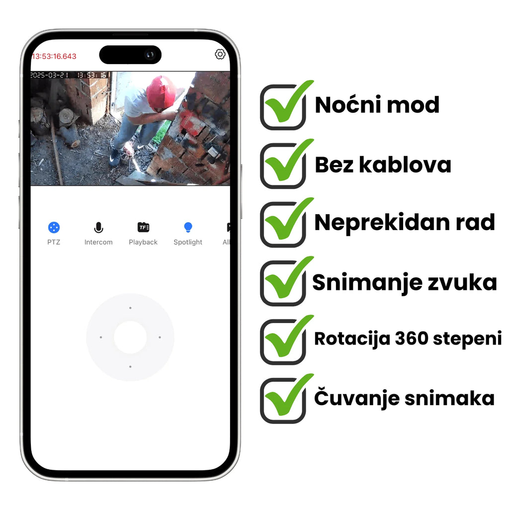 Pametna Rotirajuća Sijalica Kamera + POKLON SIJALIČNO GRLO