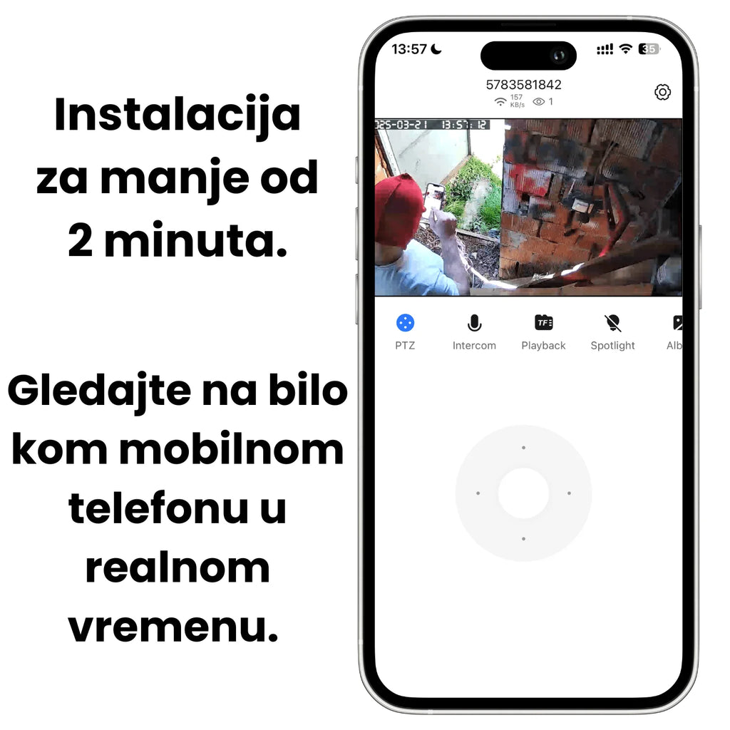 Pametna Rotirajuća Sijalica Kamera + POKLON SIJALIČNO GRLO